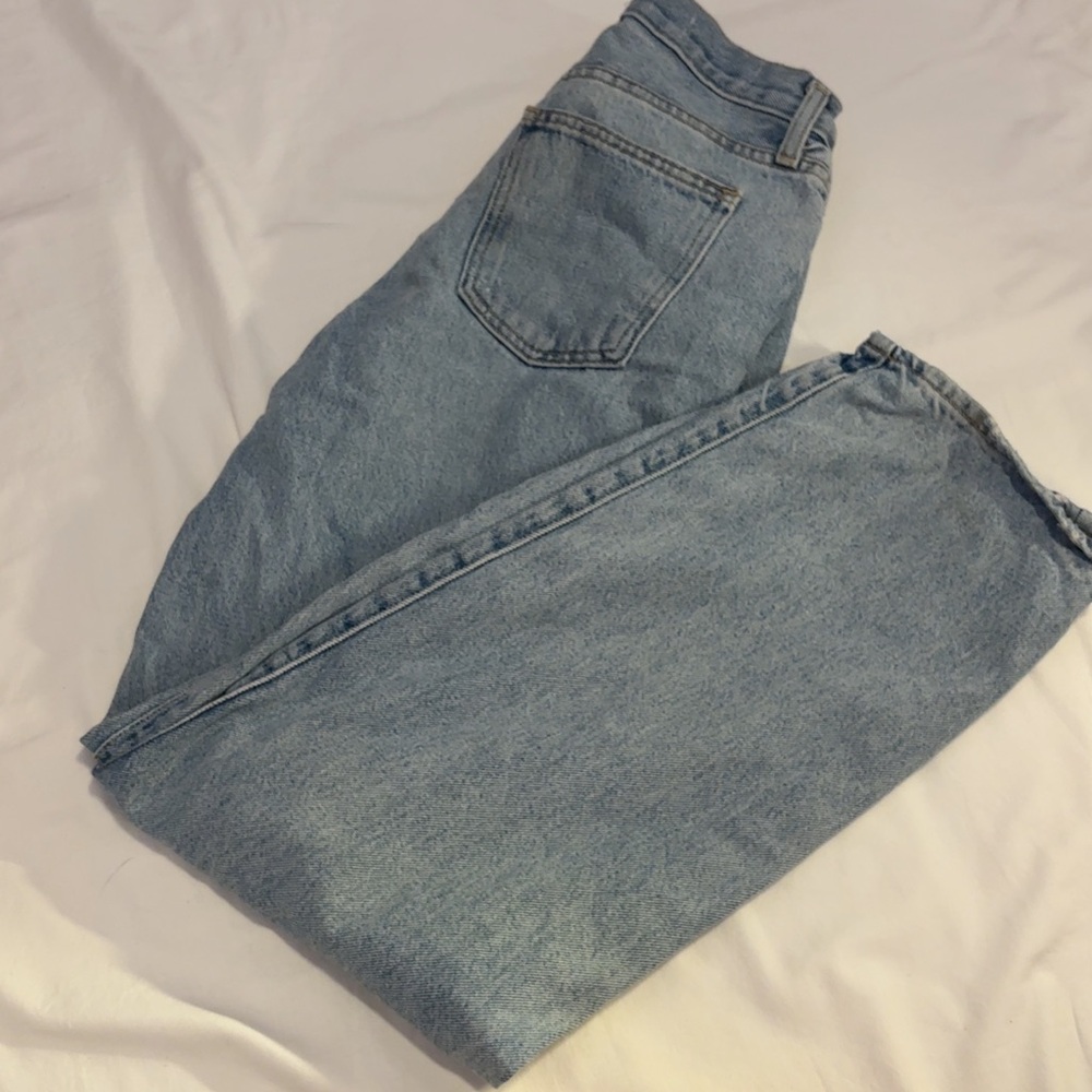 Universal Thread Light Blue Distressed Boyfriend Jeans